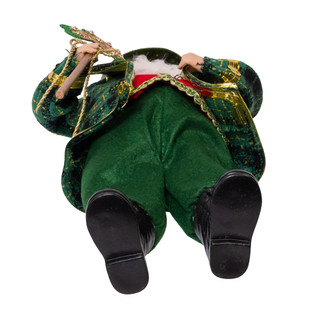 Thumbnail 5: Kurt Adler 18 in. KSA Kringles Irish Santa With Shamrock Staff 
