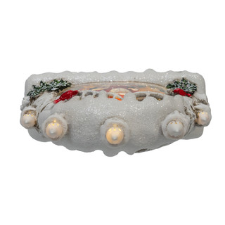 Thumbnail 6: Kurt Adler USB LED Candles Birch Tree With Santa & Tree Water Lantern 