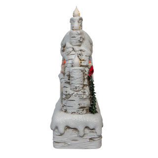 Thumbnail 7: Kurt Adler USB LED Candles Birch Tree With Santa & Tree Water Lantern 