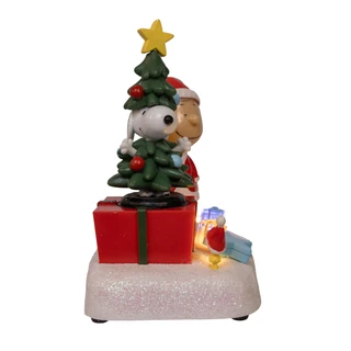 Thumbnail 5: Peanuts Peanuts  Animated Musical Decorating The Tree Table Piece 