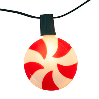 Thumbnail 5: Kurt Adler Kurt Adler UL 8L Round Candy Cane Light Set 
