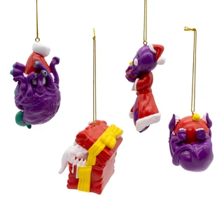 Thumbnail 6: Kurt Adler  Dungeons and Dragons® 4 Pc. Merry Monsters Ornament Set 