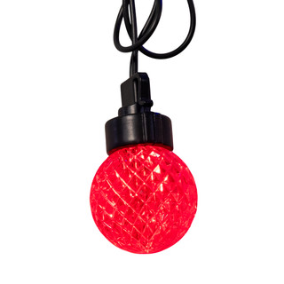 Thumbnail 7: Kurt Adler 20 Pc. G40 Faceted Red, Pure White & Blue LED Light Set 