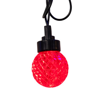Thumbnail 9: Kurt Adler 20 Pc. G40 Faceted Red, Pure White & Blue LED Light Set 