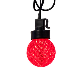Thumbnail 10: Kurt Adler 20 Pc. G40 Faceted Red, Pure White & Blue LED Light Set 