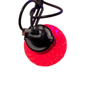 Thumbnail 11: Kurt Adler 20 Pc. G40 Faceted Red, Pure White & Blue LED Light Set 