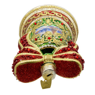 Thumbnail 2: Kurt Adler Kurt Adler Bellissimo Glass Bell With Scenery Ornament 