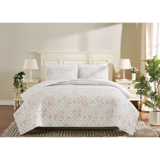 Thumbnail 1: Cottage Classics Cottage Classics Emma Floral Quilt Set 