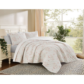 Thumbnail 13: Cottage Classics Cottage Classics Emma Floral Quilt Set 
