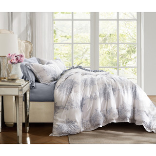 Thumbnail 8: SHABBY CHIC Shabby Chic Toile Bouquet Comforter Set 