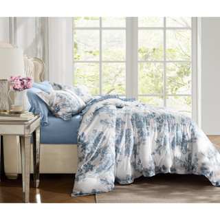 Thumbnail 9: SHABBY CHIC Shabby Chic Floral Toile Comforter Set 