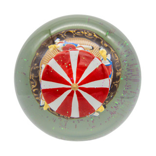 Thumbnail 2: Kurt Adler  120MM Wind-Up Musical Revolving Carousel Water Globe 