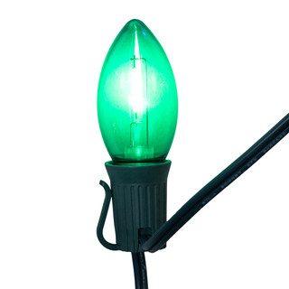 Thumbnail 4: Kurt Adler 10 Ft. 10L Multicolor Translucent Filament LED C9 Light Set 