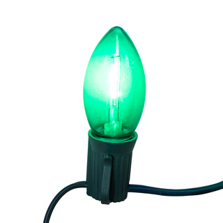 Thumbnail 7: Kurt Adler 10 Ft. 10L Multicolor Translucent Filament LED C9 Light Set 