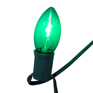 Thumbnail 8: Kurt Adler 10 Ft. 10L Multicolor Translucent Filament LED C9 Light Set 