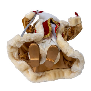 Thumbnail 4: Kurt Adler Kurt Adler 18 in. Holiday Diamonds Santa Table Piece 