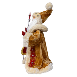 Thumbnail 6: Kurt Adler Kurt Adler 18 in. Holiday Diamonds Santa Table Piece 