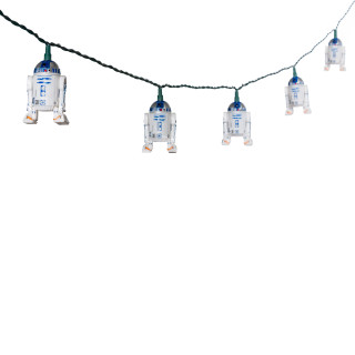 Thumbnail 4: Kurt Adler Kurt Adler UL 10-Light Star Wars Plastic R2D2 Light Set 