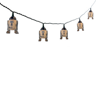 Thumbnail 6: Kurt Adler Kurt Adler UL 10-Light Star Wars Plastic R2D2 Light Set 