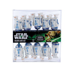 Thumbnail 1: Kurt Adler Kurt Adler UL 10-Light Star Wars Plastic R2D2 Light Set 