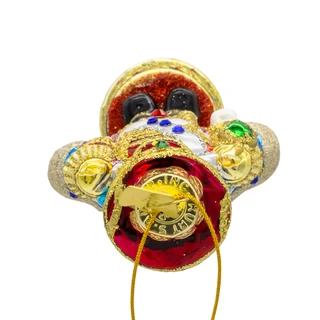 Thumbnail 2: Kurt Adler Bellissimo Glass Elegant Nutcracker Ornament 