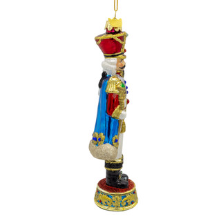 Thumbnail 5: Kurt Adler Bellissimo Glass Elegant Nutcracker Ornament 