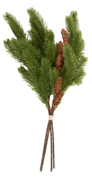 Thumbnail 2: . 22 in Christmas Pine Cone Bundle Home Decor 