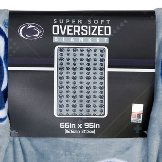 Thumbnail 2: Pegasus Sports 66x95 Penn State Super Soft Oversized Plush Blanket 