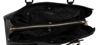 Thumbnail 4: Steve Madden Triple-Compartment Logo Jacquard Tote w/ Zippered Pouch 