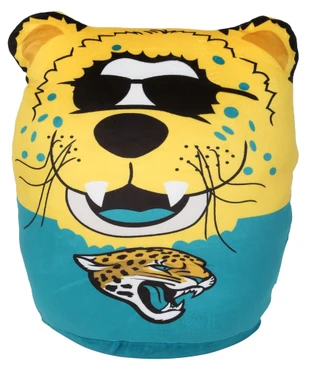 Thumbnail 1: NFL 13x15 Jacksonville Jaguars Plushie Mascot Pillow 
