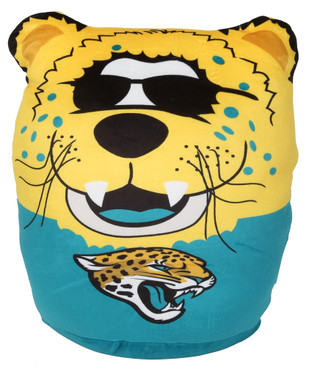 Thumbnail 1: NFL 13x15 Jacksonville Jaguars Plushie Mascot Pillow 