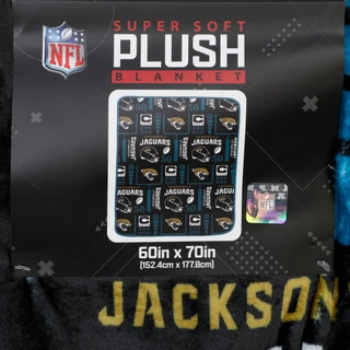 Thumbnail 2: Jacksonville Jaguars 60x70 Plush Blanket 