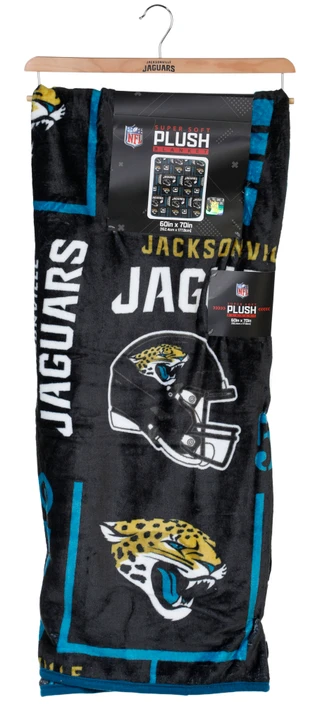 Thumbnail 1: Jacksonville Jaguars 60x70 Plush Blanket 