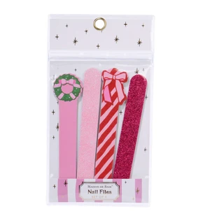 Thumbnail 1: MAISON DE BASE 4 Pk Christmas Dual-Sided Nail Files 
