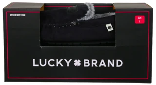 Thumbnail 1: Lucky Brand Men's Memory Foam Moccasin Slippers  