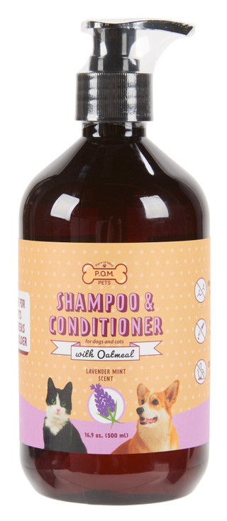 Thumbnail 1: Piece of Mind 16.9 oz Lavender Mint Pet Shampoo & Conditioner  
