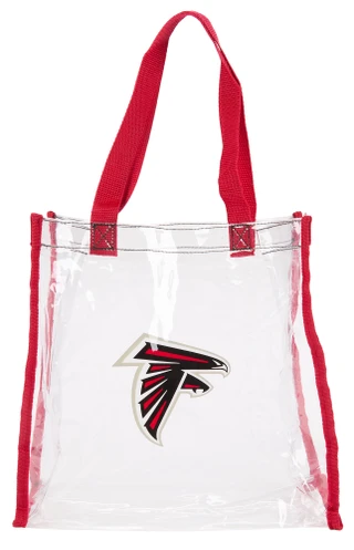 Thumbnail 1: Foco Atlanta Falcons Clear Messenger Bag 