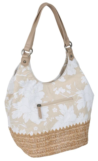 Thumbnail 3: Sakroots Roma Satchel with Woven Base Detail and Bag Charm 