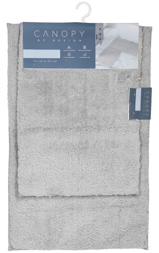 Thumbnail 1: Canopy By Design 2 Pc Super Soft Non-Slip Bath Rug Set 