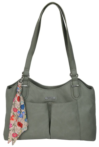 Thumbnail 1: Multi Sac Dawson 3 Section Multi Pocket Shopper with Scarf Charm 