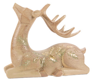Thumbnail 1: Magical Season 9 Polyresin Christmas Deer Decor  