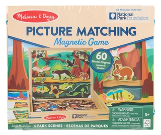 Thumbnail 1: Melissa & Doug 60 Pc Picture Matching Magnetic Game 