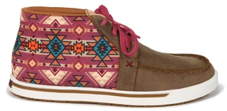 Thumbnail 2: Twisted X Women's Aztec Print Chukka Sneakers  