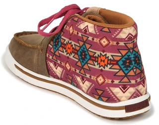 Thumbnail 3: Twisted X Women's Aztec Print Chukka Sneakers  
