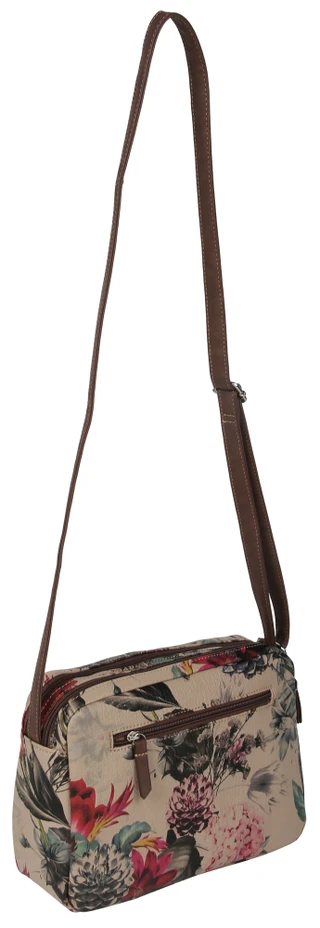 Thumbnail 2: MULTISAC Ellis 4 Zipper Multi Compartment Convertible Crossbody Bag 