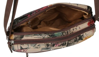 Thumbnail 3: MULTISAC Ellis 4 Zipper Multi Compartment Convertible Crossbody Bag 