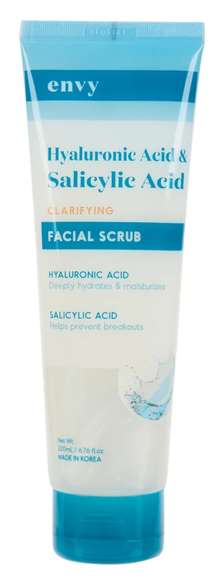 Thumbnail 1: Envy 6.7 oz Hyaluronic & Salicylic Acid Clarifying Facial Scrub 