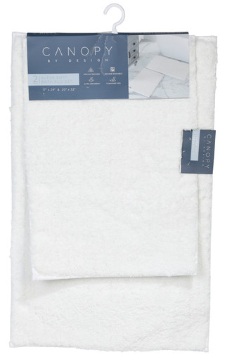 Thumbnail 1: Canopy By Design 2 Pc Super Soft Non-Skid Bath Rug Set 