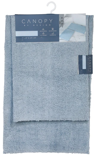 Thumbnail 1: Canopy By Design 2 Pc Super Soft Non-Skid Bath Rug Set 