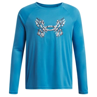 Thumbnail 1: Under Armour Big Boys' Show Me Sweat Long Sleeve Performance Shirt - Blue 